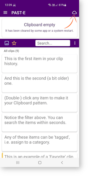 Better Clipboard for Android, Beta Tutorial 04